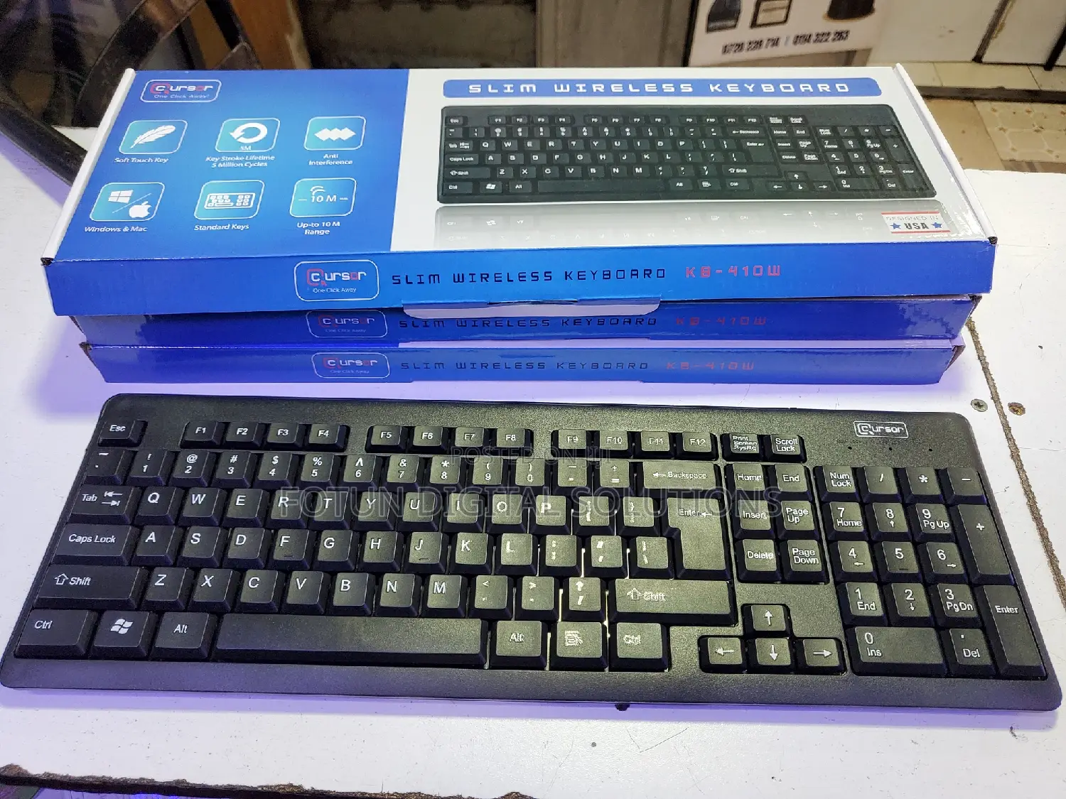 Slim Wireless Keyboard Kb 410w