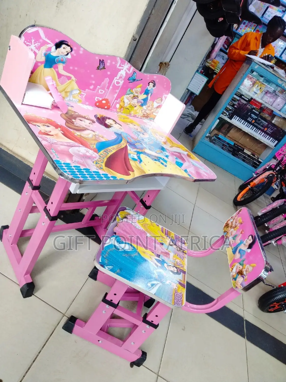 Cartoon Themed Adjustable Kids Study Desk