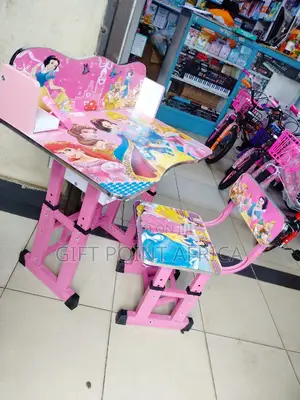 Cartoon Themed Adjustable Kids Study Desk