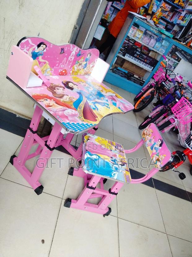Cartoon Themed Adjustable Kids Study Desk - main view