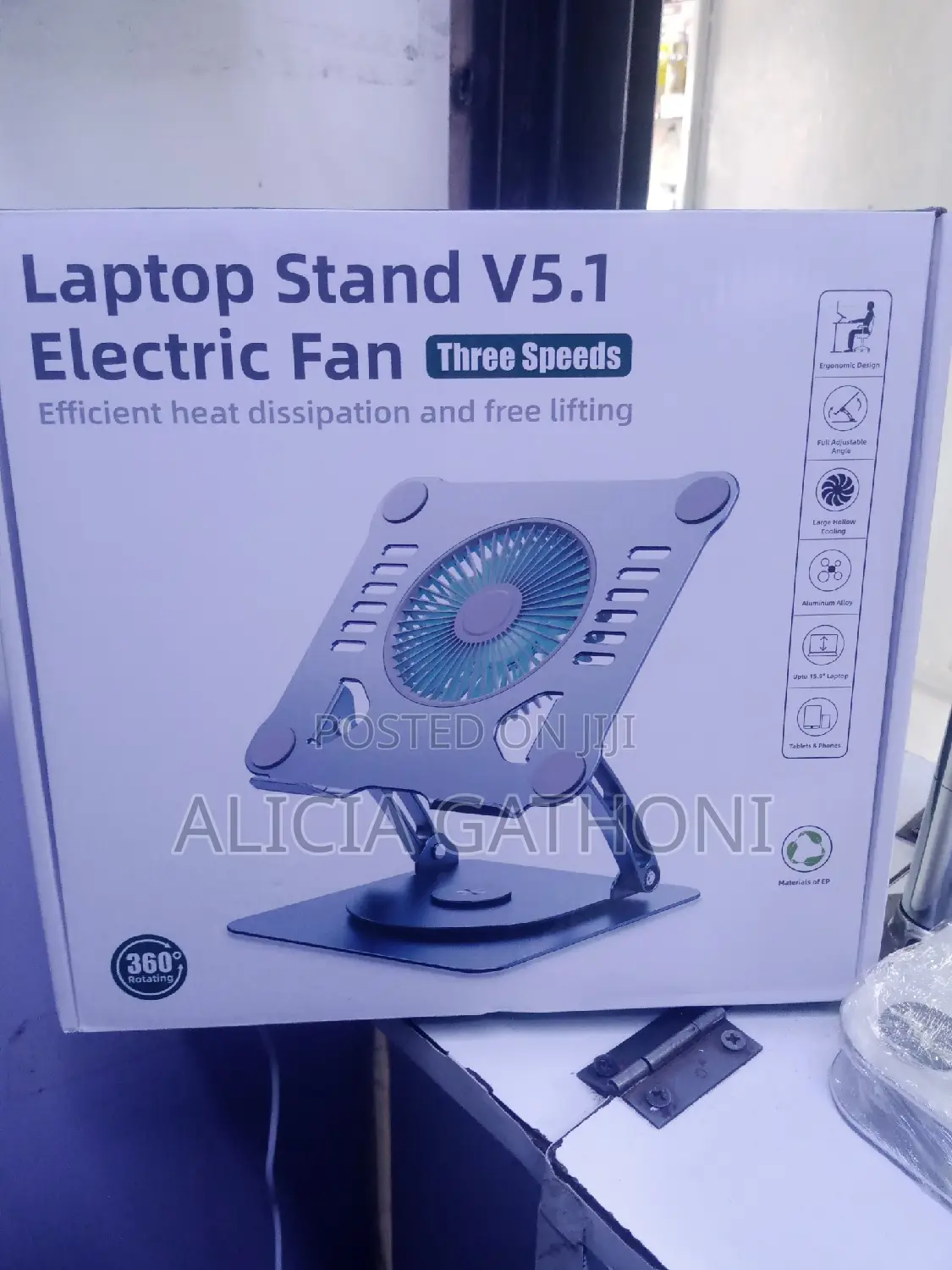 360 Degrees Rotation Laptop Stand With Fun