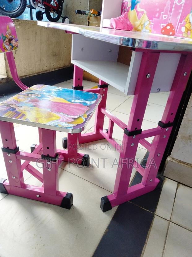 Cartoon Themed Adjustable Study Desk for Kids - thumbnail 3
