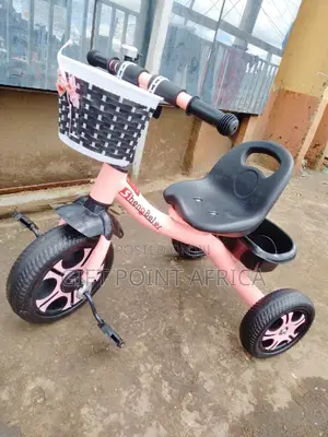 Three Wheels Kids Triangle Pink in Color