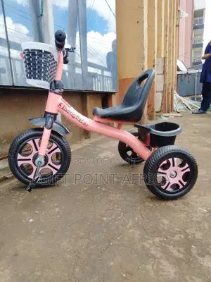 Three Wheels Kids Triacycle Pink in Color