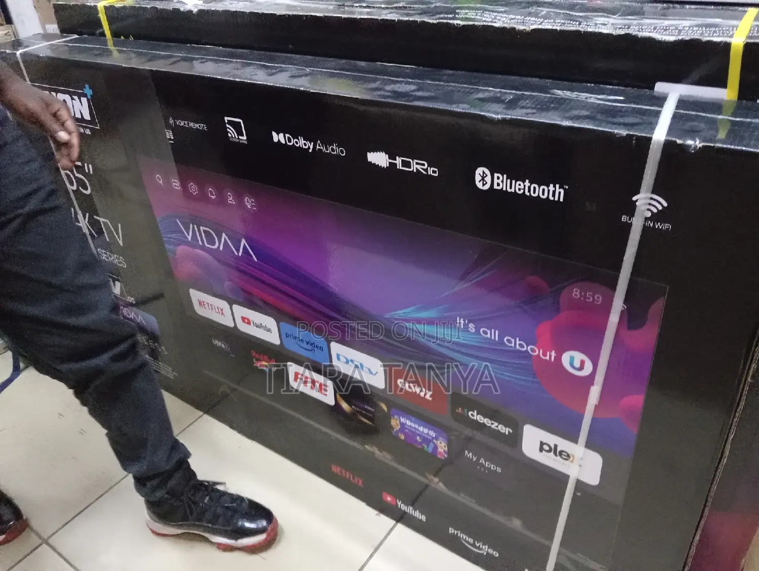 Vision 65" Smart Vidaa Uhd Frameless TV