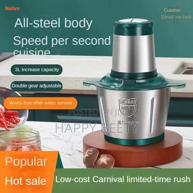3lstainless Steel Multifunctional Electric Grinder - thumbnail 4
