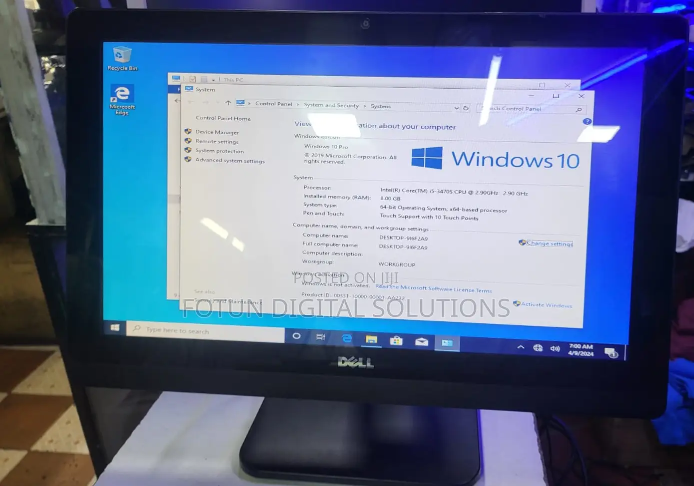 New Desktop Computer HP 8GB Intel Core i5 HDD 500GB