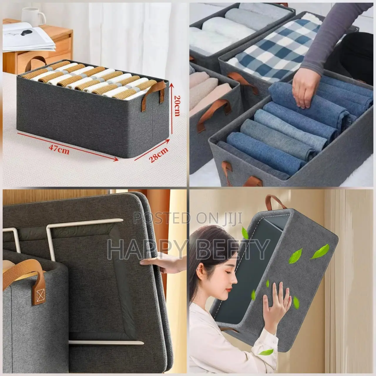 *Foldable Steel Frame Storage Box*