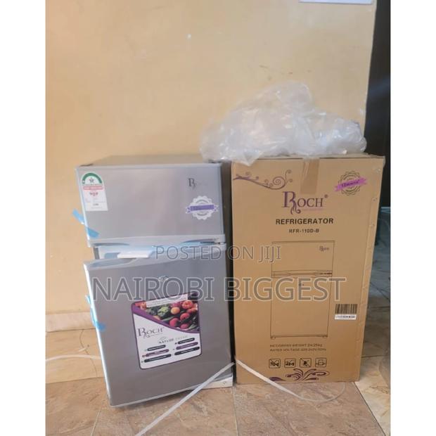 Roch Rfr-110d-b Double Door Fridge, 85l