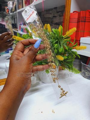 Golden Stainless Rosary - main view