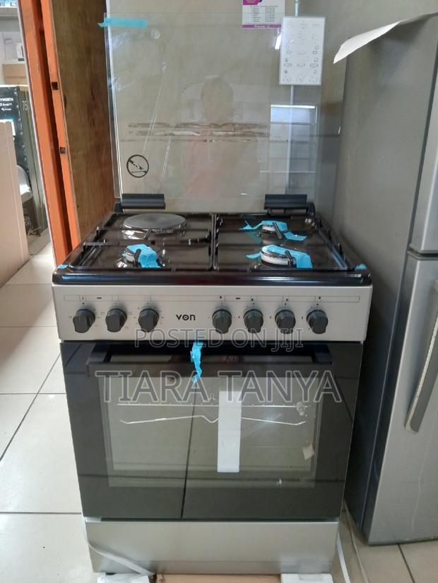 Von Hotpoint 3 Gas+1 Electric, 60cm by 69cm, Cooker - main view