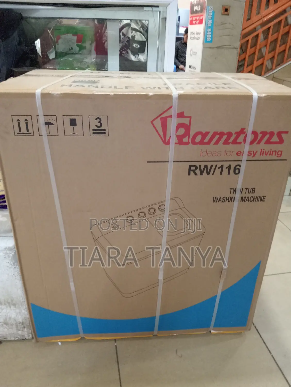 Ramtons RW/116 - Twin Tub 10kg Washer - White