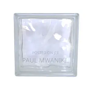 Cloudy Clear Glass Blocks