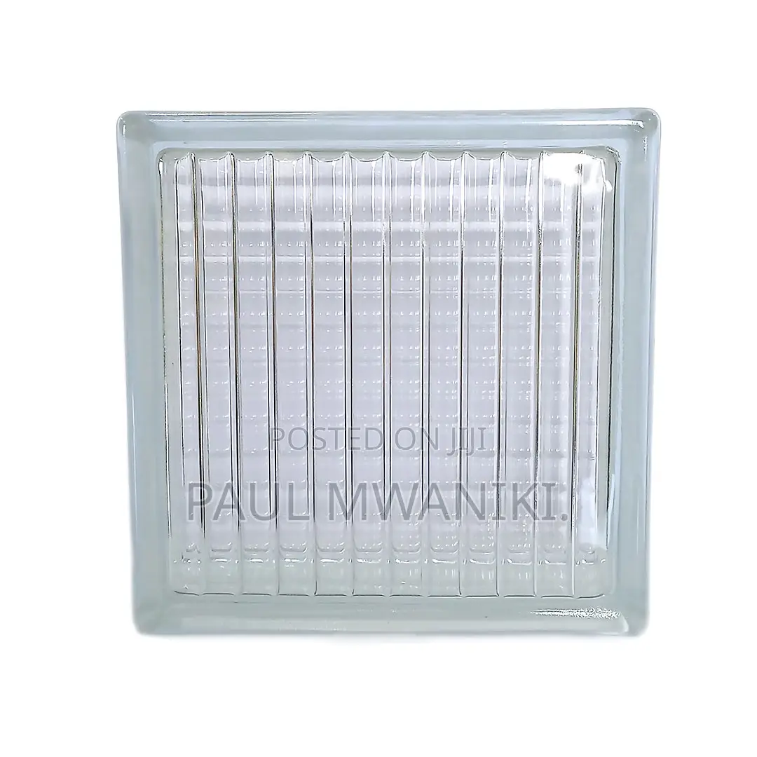 Parallel Clear Glass Blocks