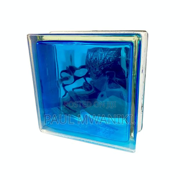 Brilly Blue Glass Blocks.