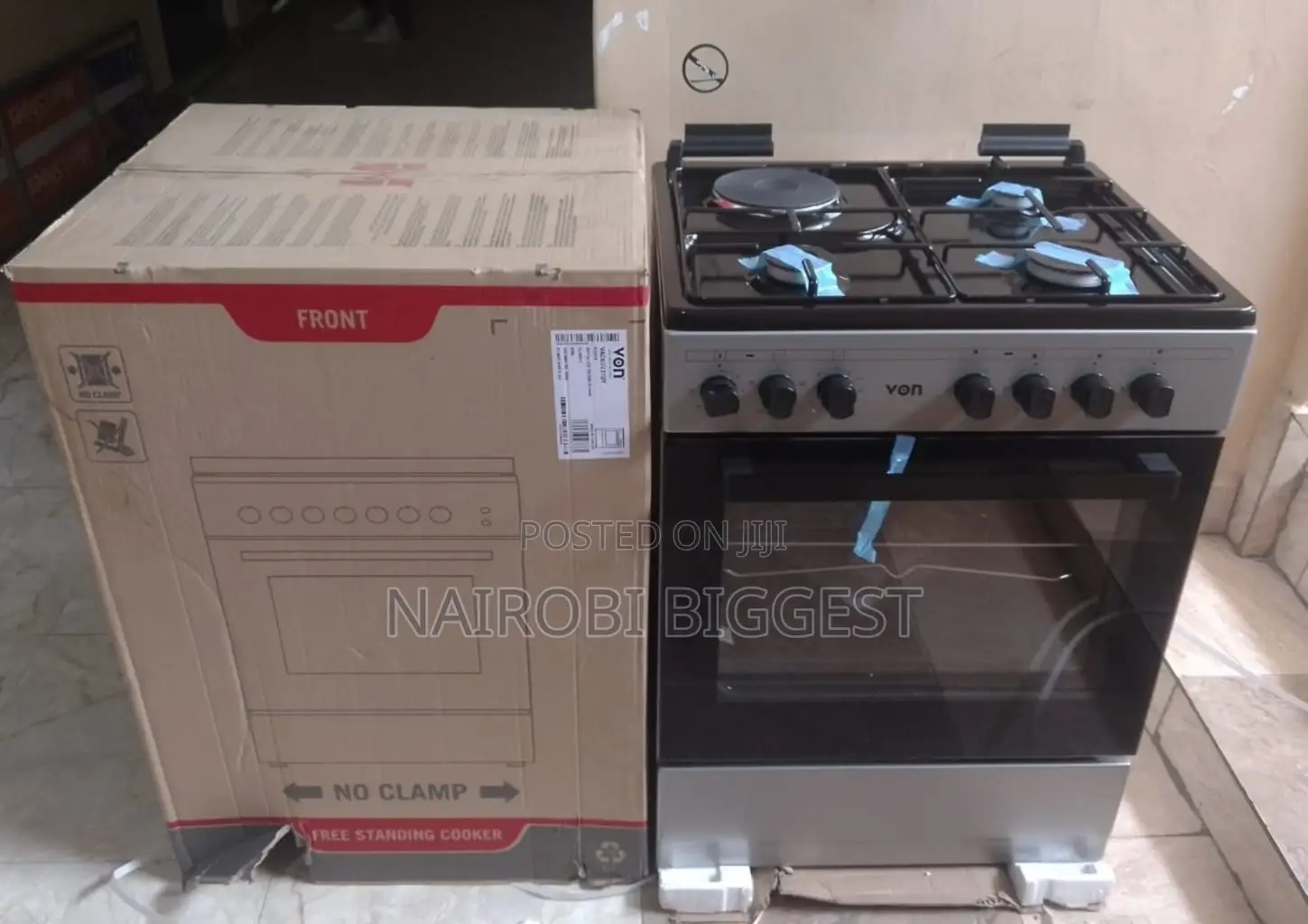 Von 60*60 3+1 Standing 60×60 Cooker