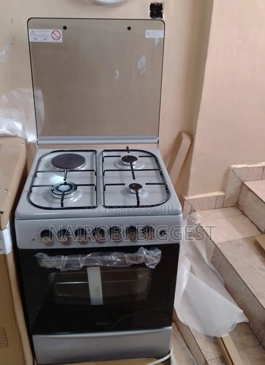 Electric Oven. Rm 406 Ramtons Standing Cooker 60*60cm 3g+1e