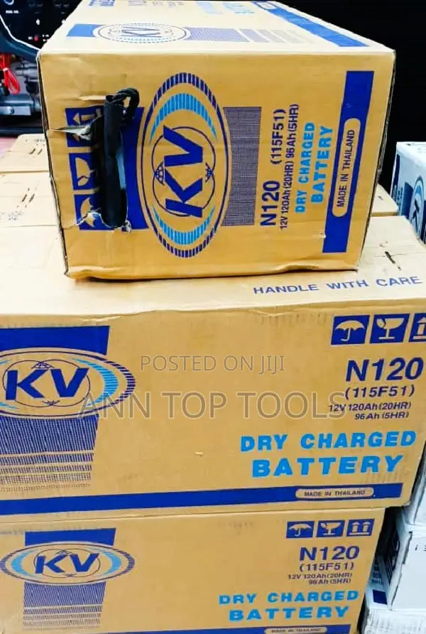 Kv N120 Dry Charged Battery 120ah