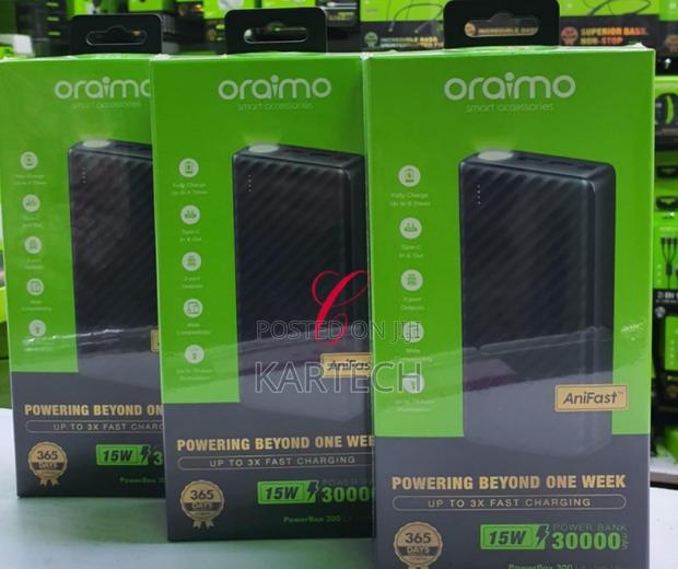 Oraimo Powerbox 300 Power Banks 30,000mah - thumbnail 2