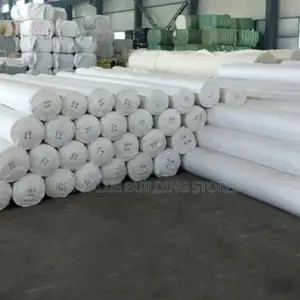 NON WOVEN GEOTEXTILES Fabrics-White Plain Sheet (2m by 50)
