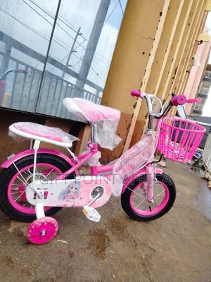 Size 12"Kids Bike Pink in Color With Adjustable Seat