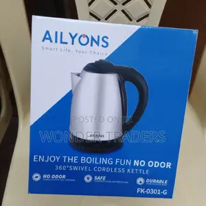 Kettle -Ailyons Stainless Cordless Electric Kettle