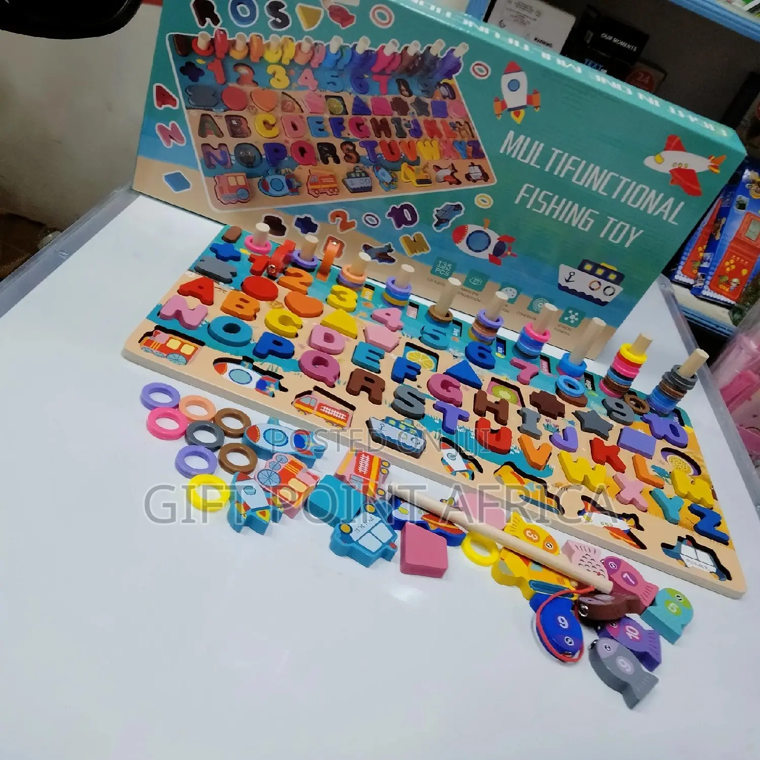 135 Pieces Wooden Educational 7 In 1 Montessori For Kids