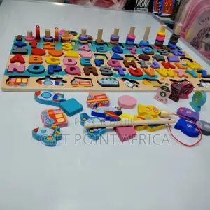 135 Pieces Wooden Educational 7 In 1 Montessori For Kids