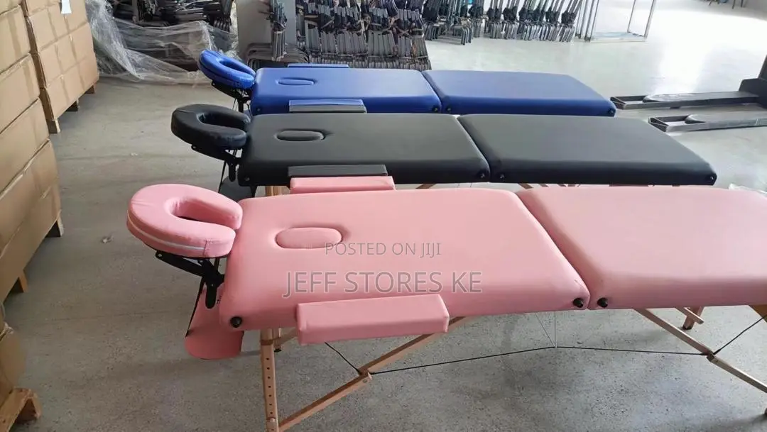 2 Section Wooden Massage Chair/Bed
