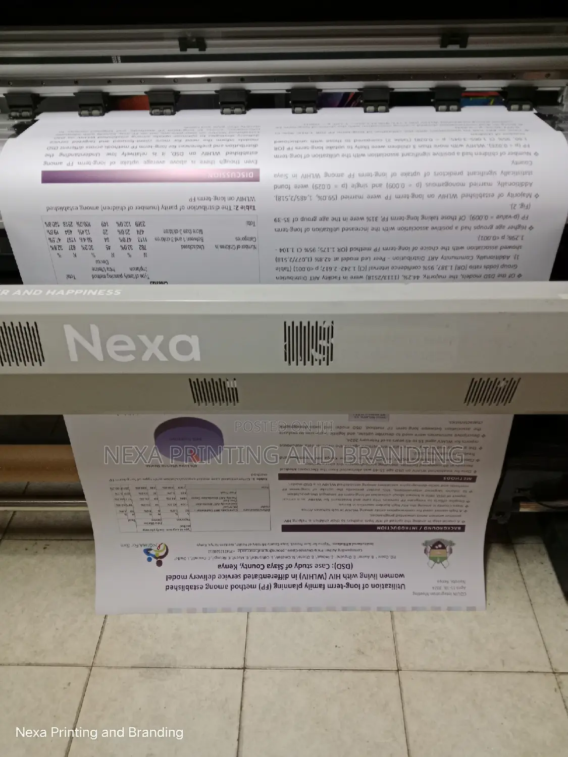 Large Presentation Posters