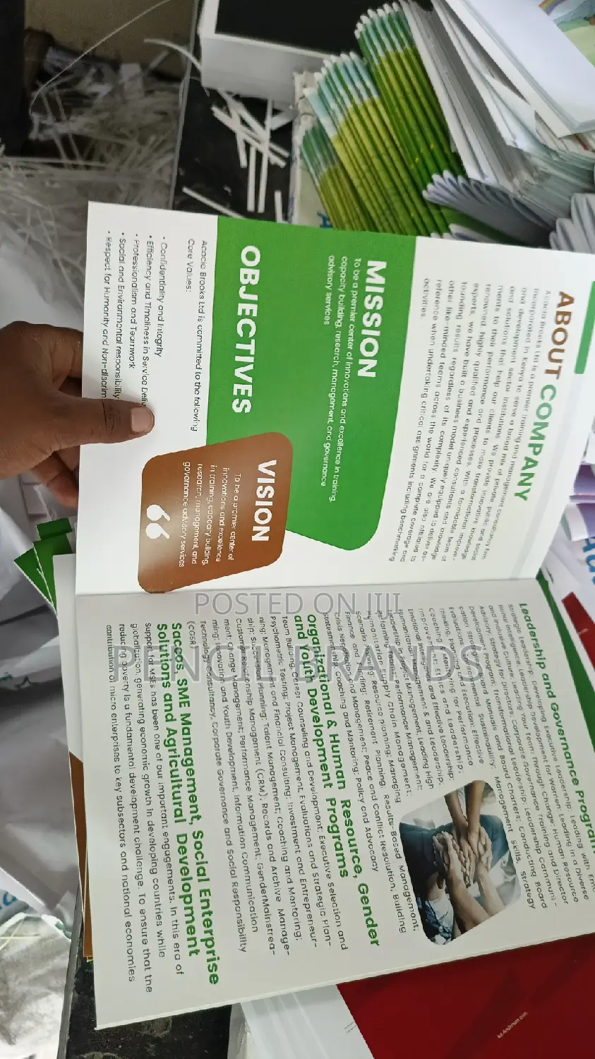 Publications, Company Profiles and Brochures