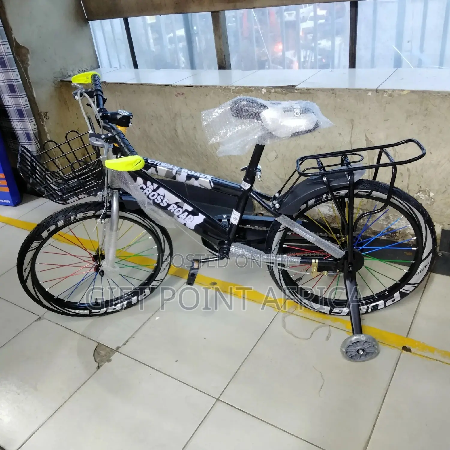 Size 20" Black Bike With Adjustable Seat