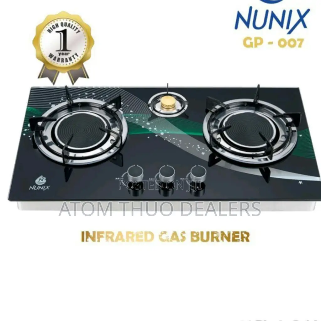 3 Burner GP-007 Glass Table Infrared Cooker Nunix