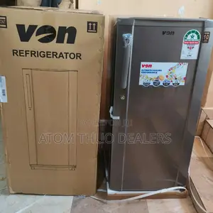 Silver Von VART-23DHS Single Door Fridge