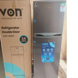 Grey VART-22DHS 138 Litres Double Door Von Refrigarator