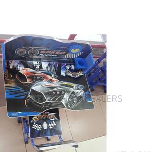 Blue Adjustable Kids Study Table Desk - thumbnail 2