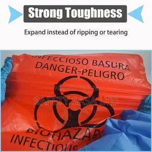 Biohazard Waste Bag 50 Pc