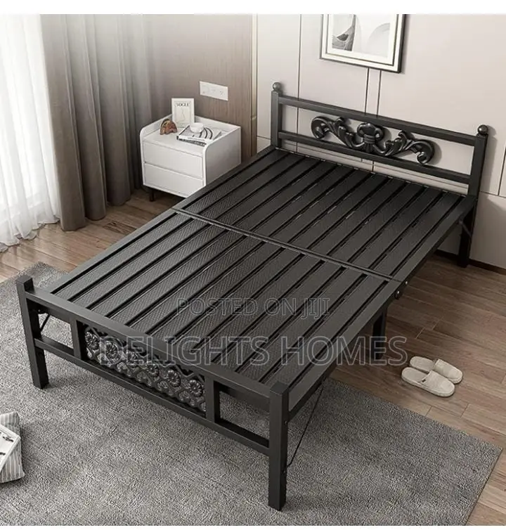 Strong Metallic Foldable Bed