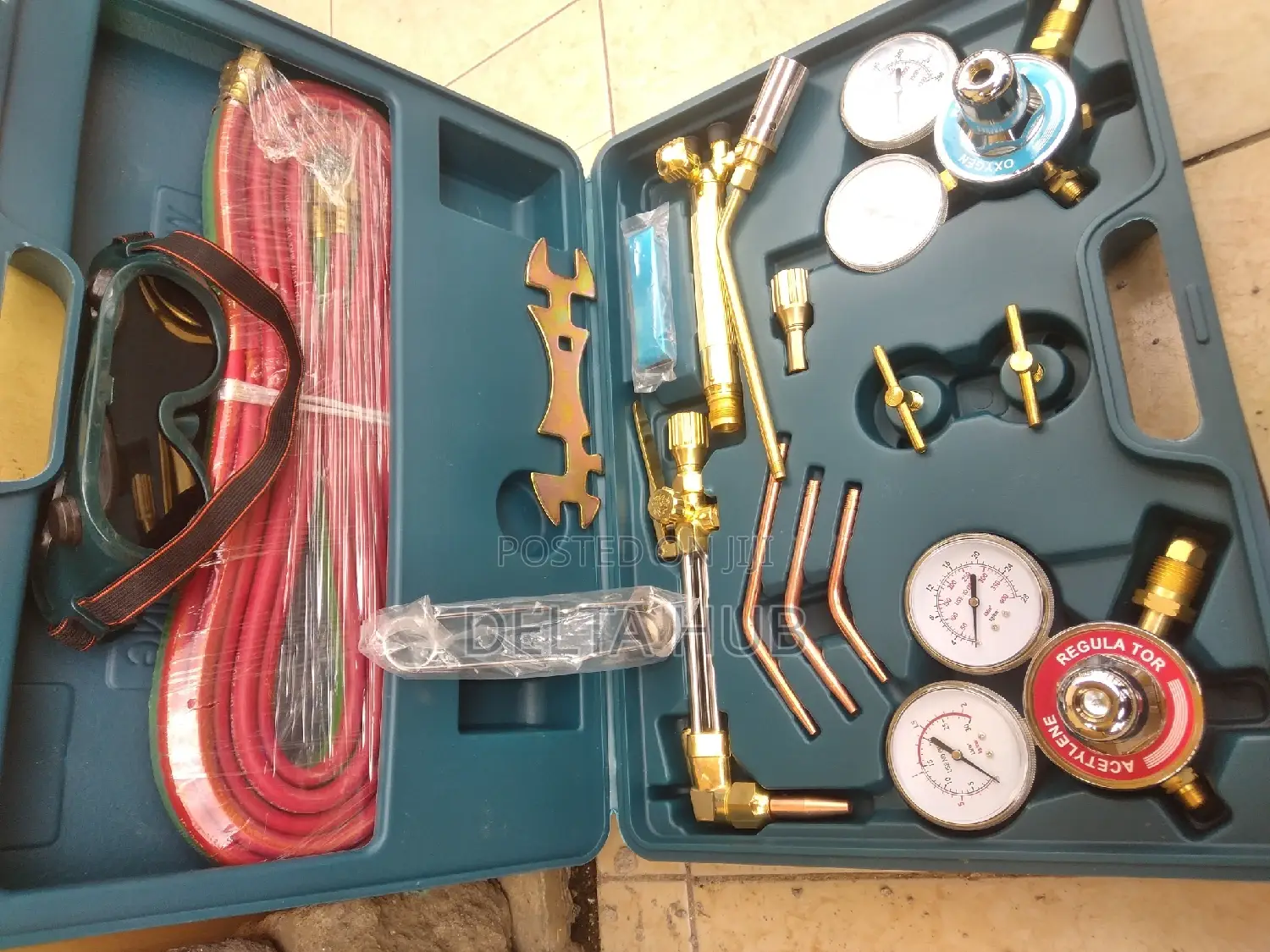 Ideal Gas Weldin Accessories Acetylene Oxygen Regulator.