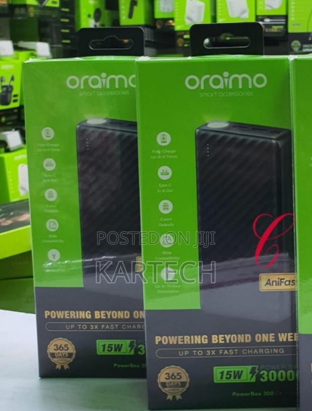Oraimo Powerbox 300 Lit 30,000mah Power Banks Available - main view
