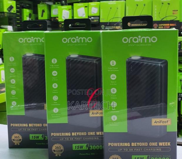 Oraimo Powerbox 300 Lit 30,000mah Power Banks Available - thumbnail 2