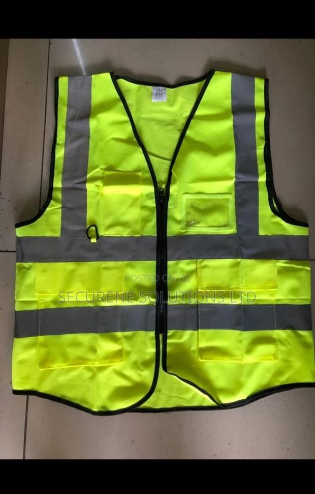 Reflective Jackets/Vests With Zip And Pockets 190gsm - main view