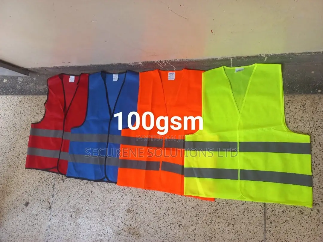 Reflector Vests 100gsm Green,Yellow, Orange,Blue Red.