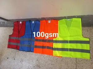 Reflector Vests 100gsm Green,Yellow, Orange,Blue Red.