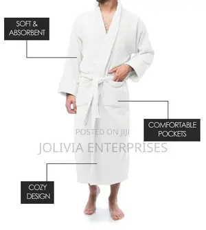 Hotel Quality White Bathrobes