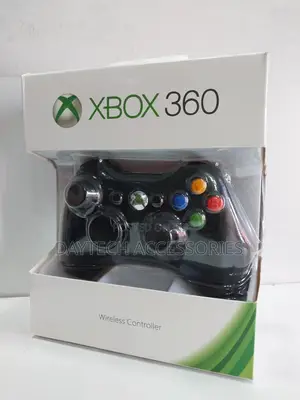 Wireless Controller for Xbox 360 Black New Xbox360