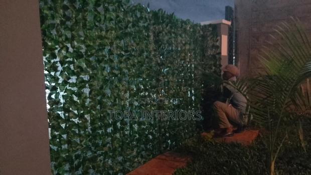 Beautiful Balcony Dust Trap Artificial Ivy Privacy Fence