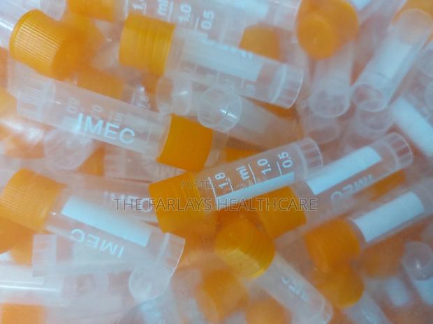 Cryovials Orange Tops. -500s - thumbnail 3