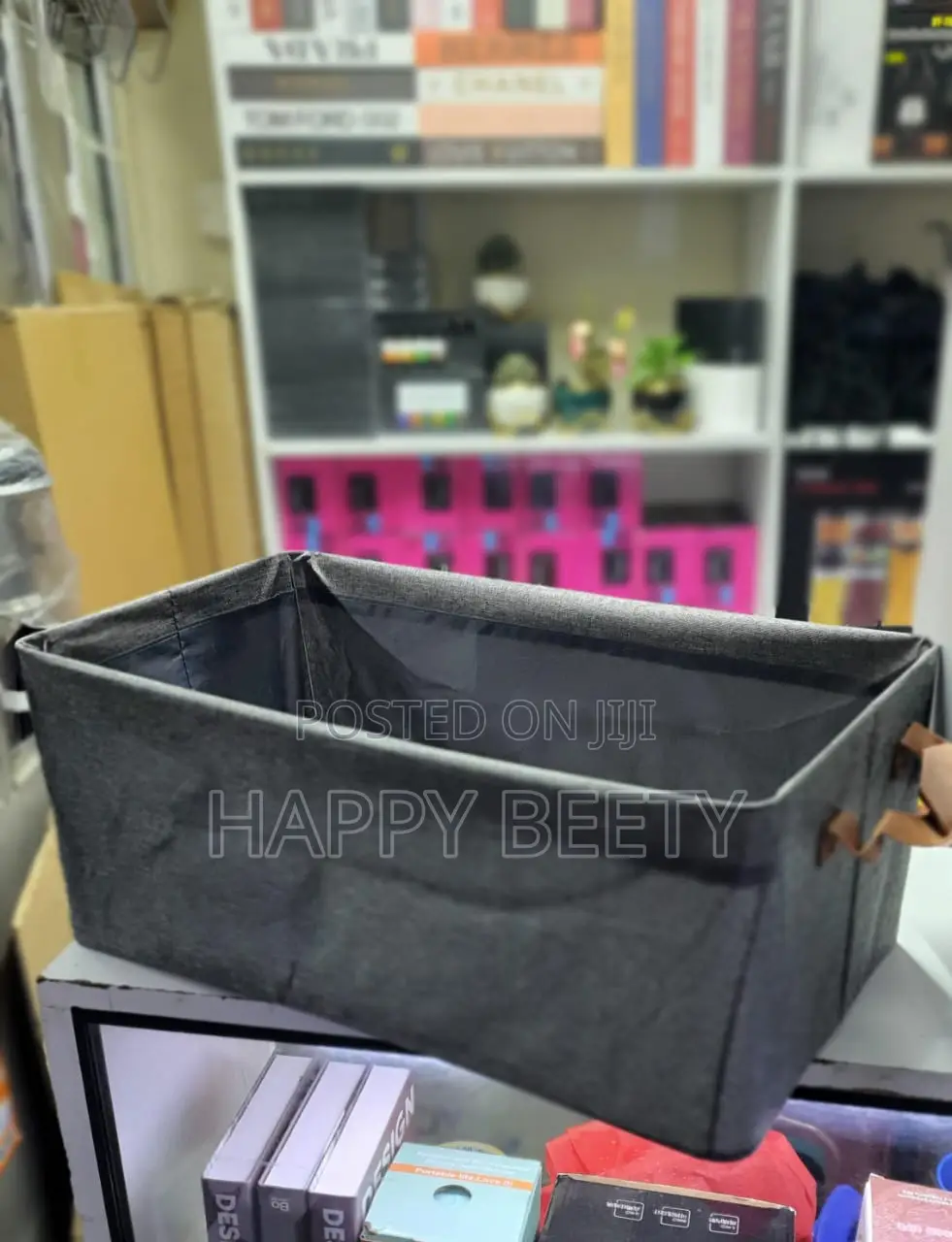 *Collapsible HARD Fabric Closet Organizer With Handles