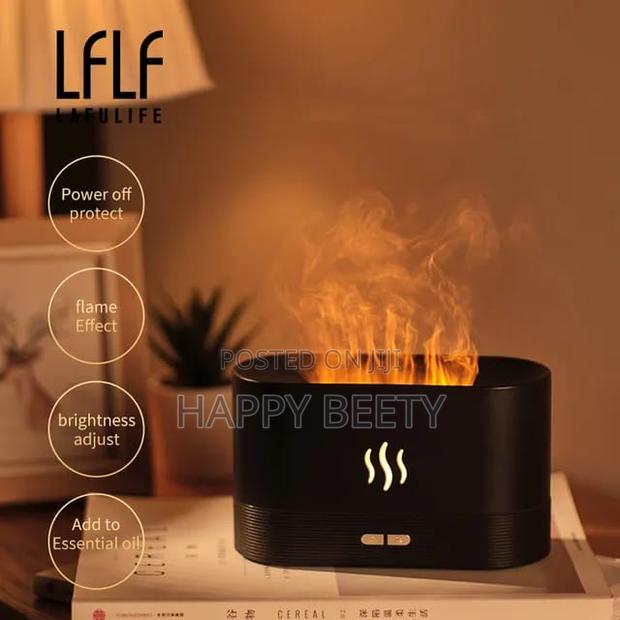 *3D Flame Aromatherapy Air Humidifier/Diffuser - thumbnail 2